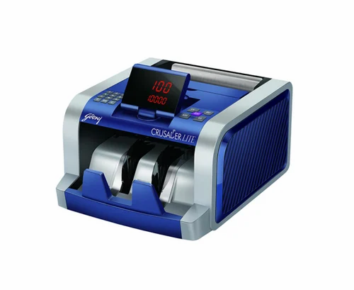 Godrej Security Solutions Crusader Lite Display Currency Counter with Customer Display Unit | Fully Automatic & Mg, Uv & Ir Fake Note Detector